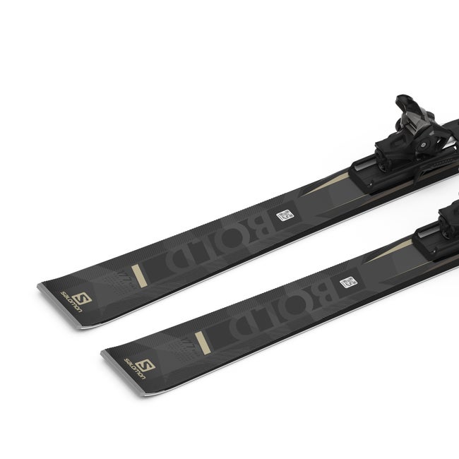 やんたくさん専用 Salomon S/FORCE BOLD 177cm SALOMON-S/FORCE BOLD + E M12 GW BLACK/BROWN - Alpine ski set