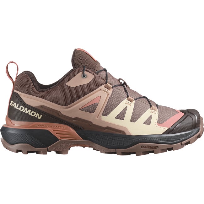 Salomon X Ultra 360 Hiking Shoes Women s 5 Deep Taupe Natural Black Coffee