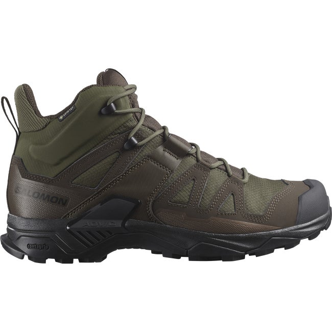 Salomon X Ultra Tracker GORE TEX Hiking Shoes Men s 9 Ranger Green Earth Brown Black