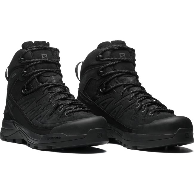 【SALOMON】X-ALP LEATHER 27cm X-Alp Ltr leather sneakers in neutrals - Salomon | Mytheresa