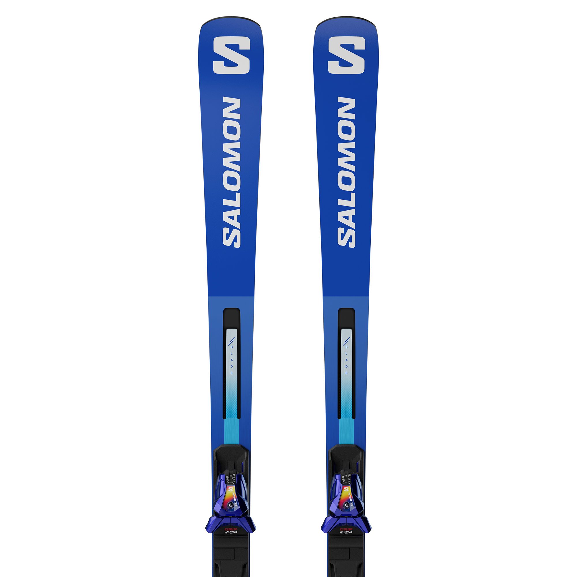 Salomon スキーセット 青 Salomon Stance 80 All-Mountain Skis, Silver Met./Turquoise