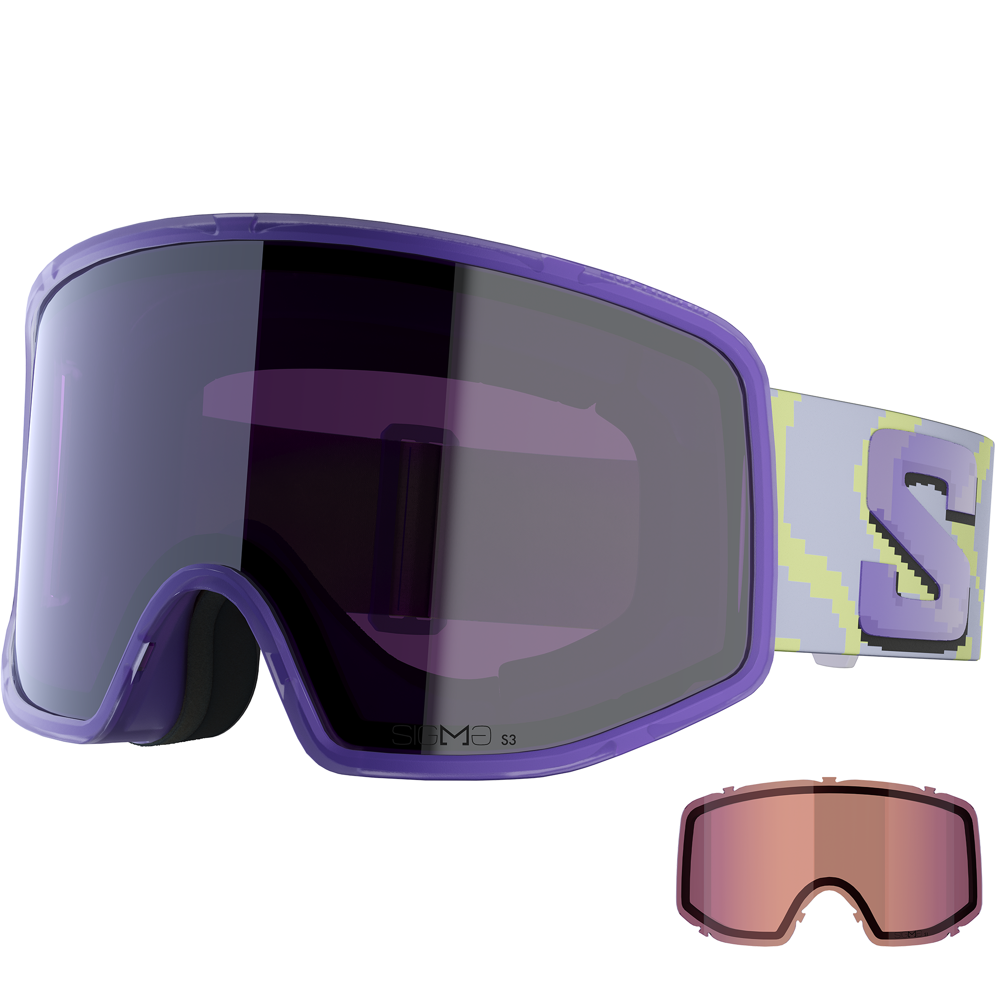 SALOMON SENTRY PRO ゴーグル ブラック Sentry Pro Sigma Snow Goggle with Extra Lens | Salomon