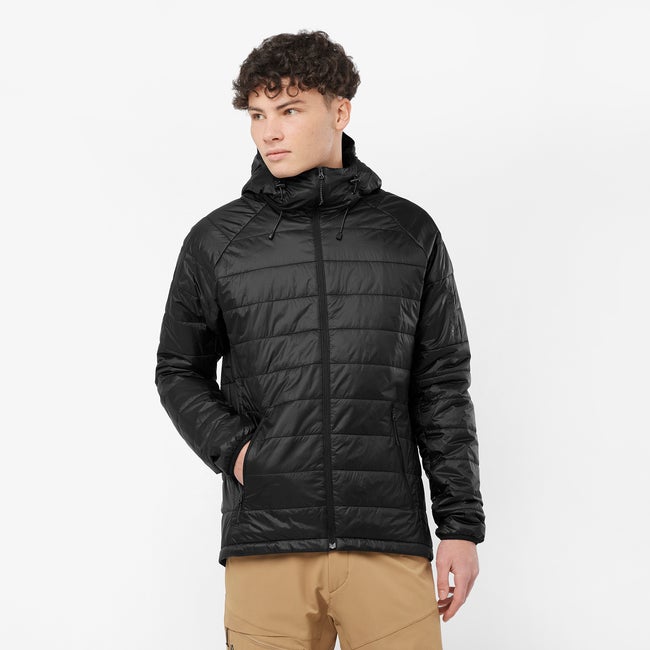 Outline Men s Insulated Hooded Jacket Salomon