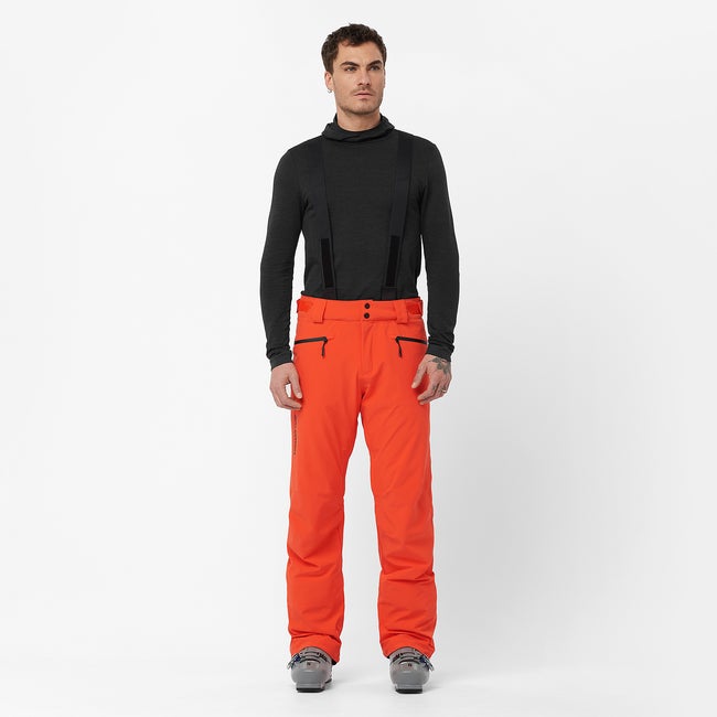 ウエア SALOMON - SALOMON red ski pants EDGE Men's Ski Pants | Salomon