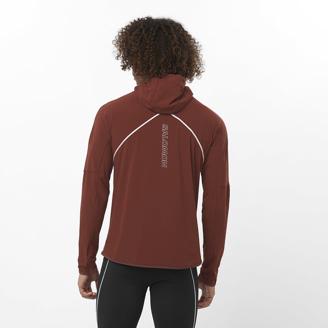 SENSE AERO HYBRID Men's Midlayer Jacket with hood | Salomon