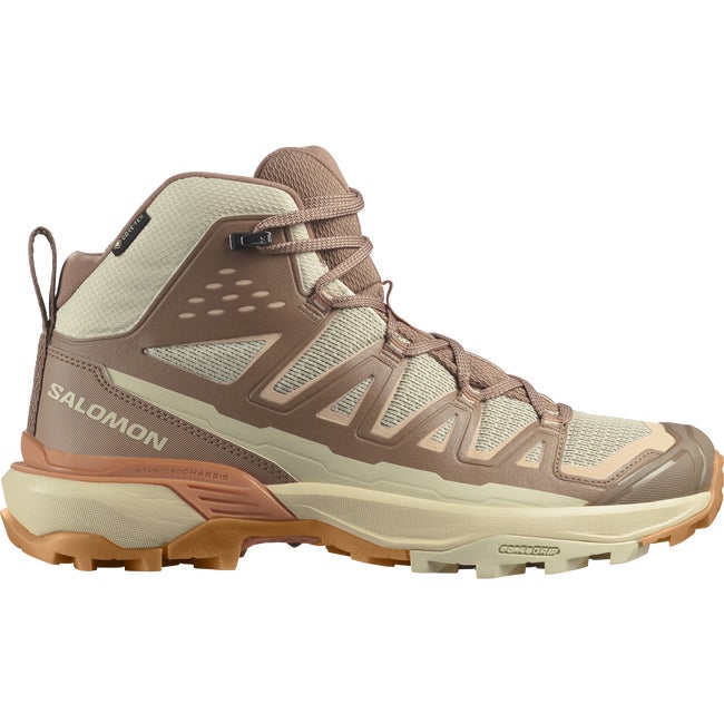 Salomon Women's x Ultra 360 Edge Mid SHORTBREAD|RAW UMBER|PRAIRIE Sunset / 9