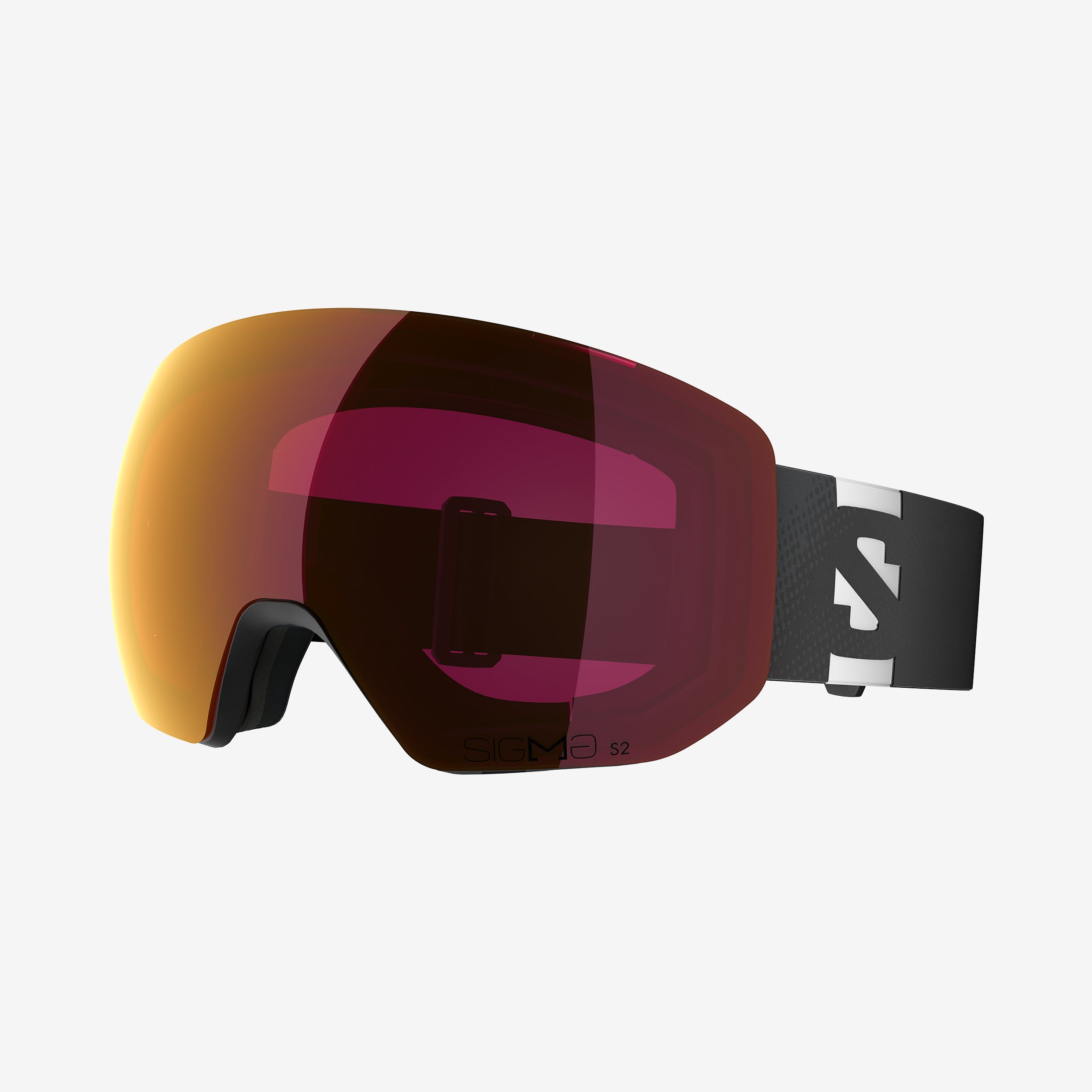 SALOMON フレームレスオレンジレンズゴーグル Men's Ski Goggles & Lenses | Salomon