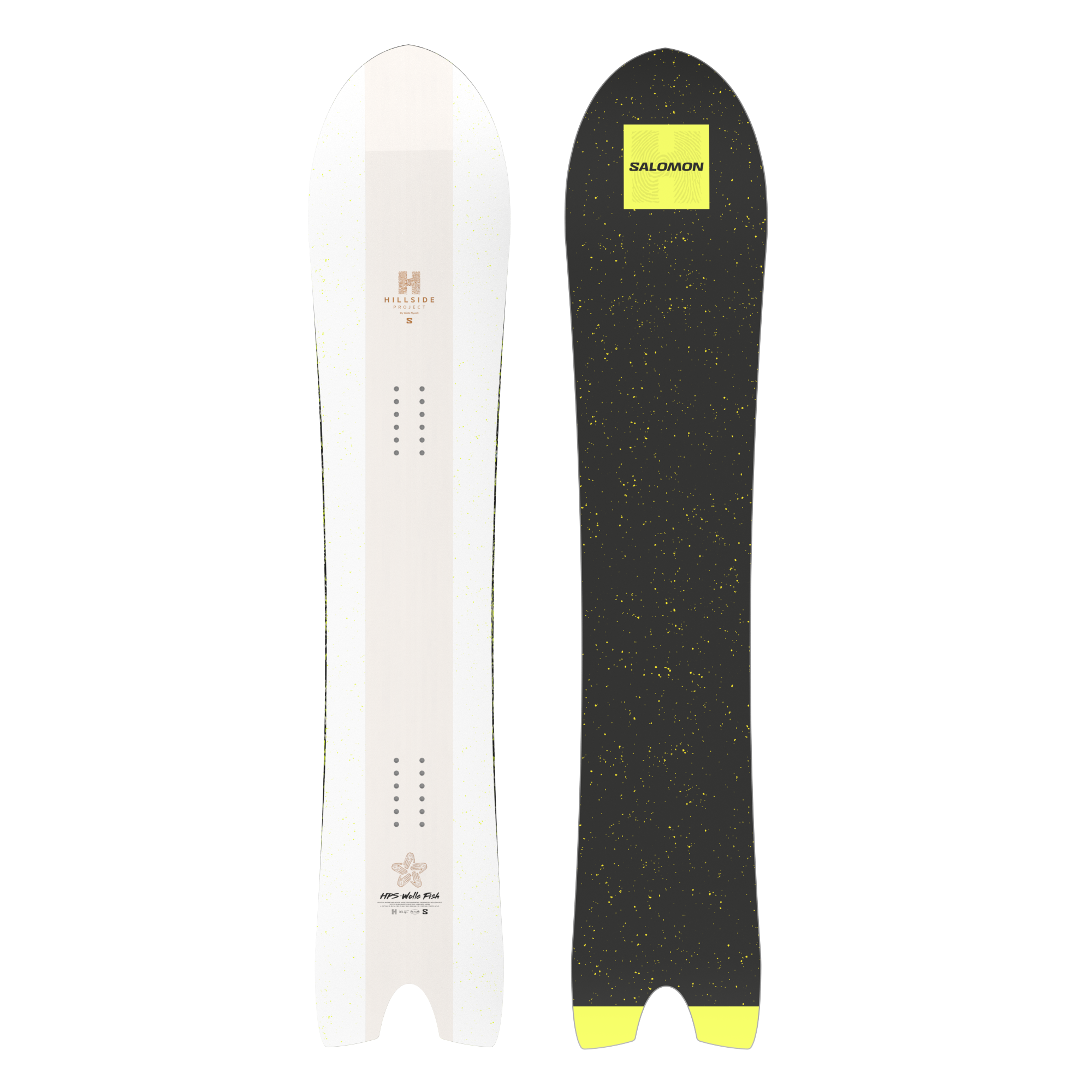 Salomon DISTRICT HPS スノーサーフ　スノーサーフィン HPS - WOLLE NYVELT FISH Unisex Snowboard | Salomon