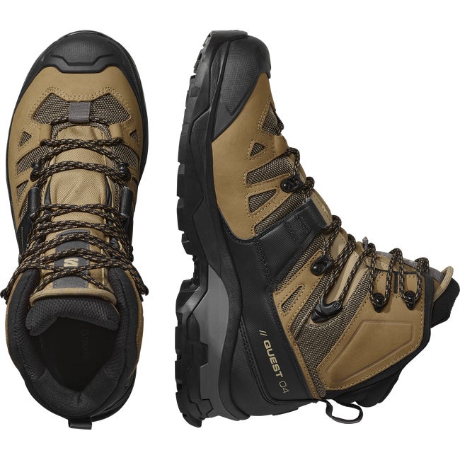 【良品】() QUEST QUEST 4 GORE-TEX Men's Leather Hiking Boots | Salomon