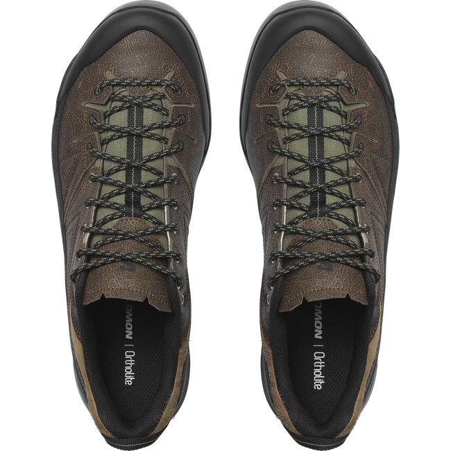 X-ALP LOW DISTRESSED LEATHER Unisex Sportstyle Shoes | Salomon