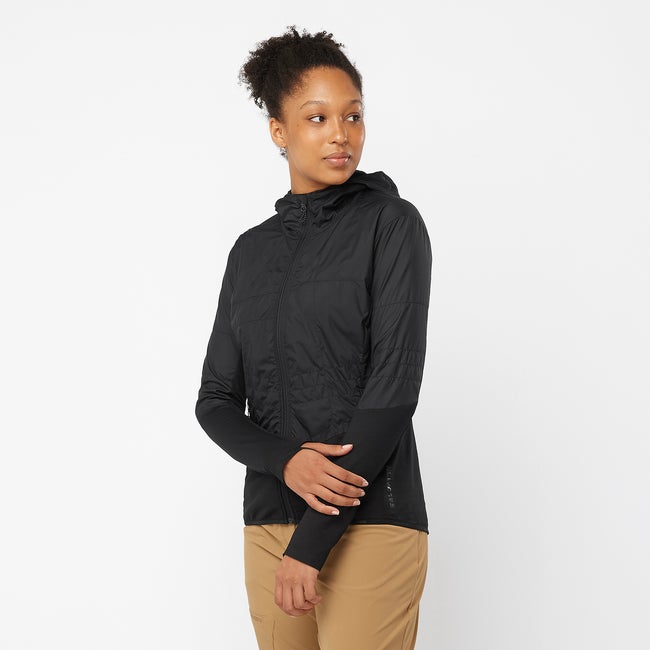 Outline All Season Hybrid Women s Midlayer Jacket Hoodie Salomon