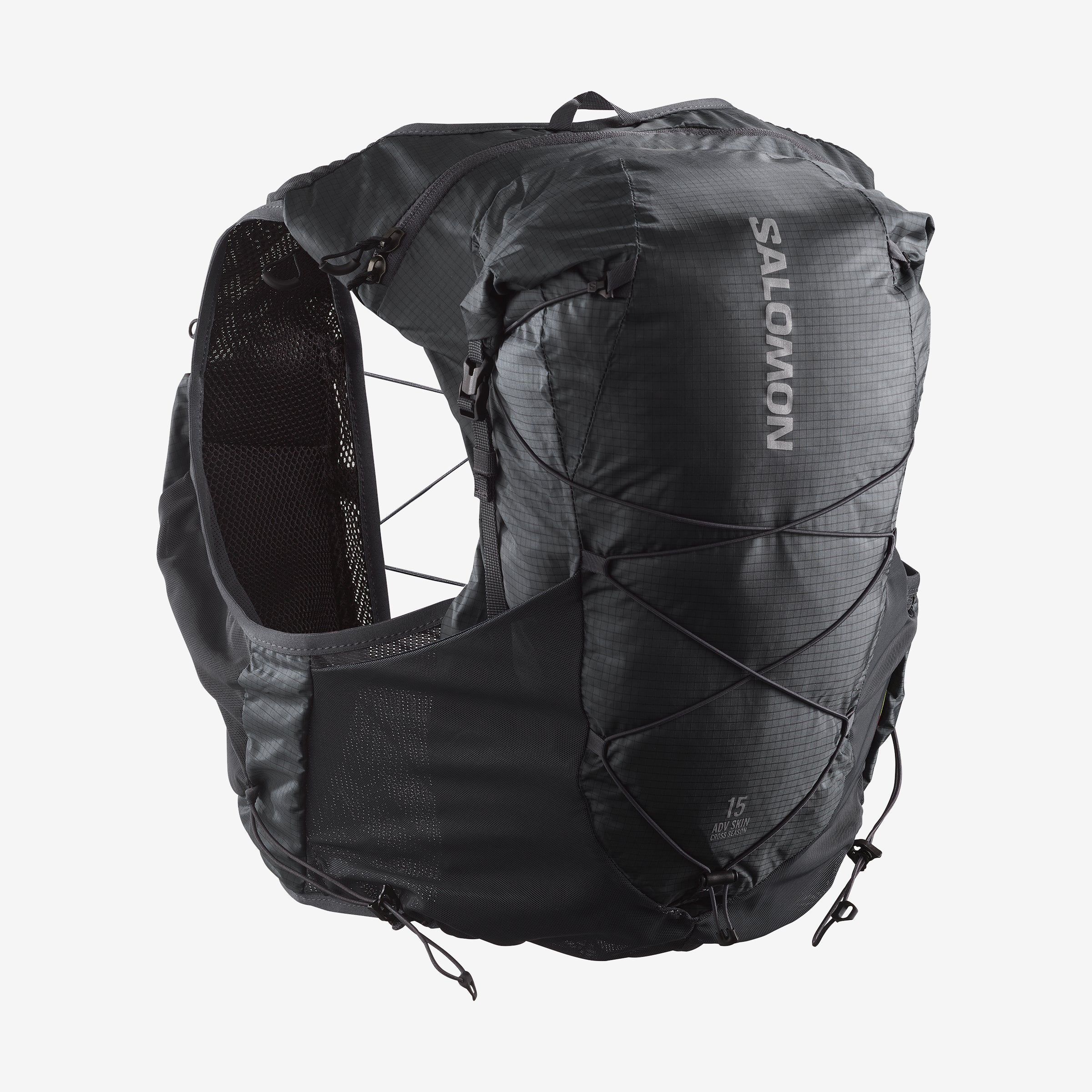 SALOMON ADV SKIN 15 ブラックsize S ADV SKIN CROSS SEASON 15 Unisex Running Vest | Salomon