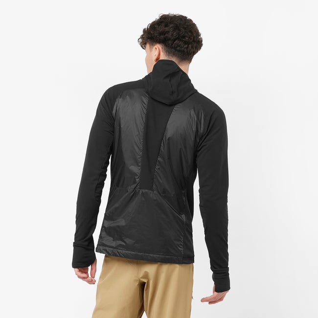【SALOMON】 Aerotec Hybrid Jacket /追跡付 Salomon Men's Sense Aero Hybrid Midlayer Jacket - Blue | Run4It