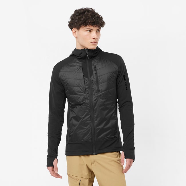 Elixir Hybrid Men s Insulated Hooded Jacket Salomon