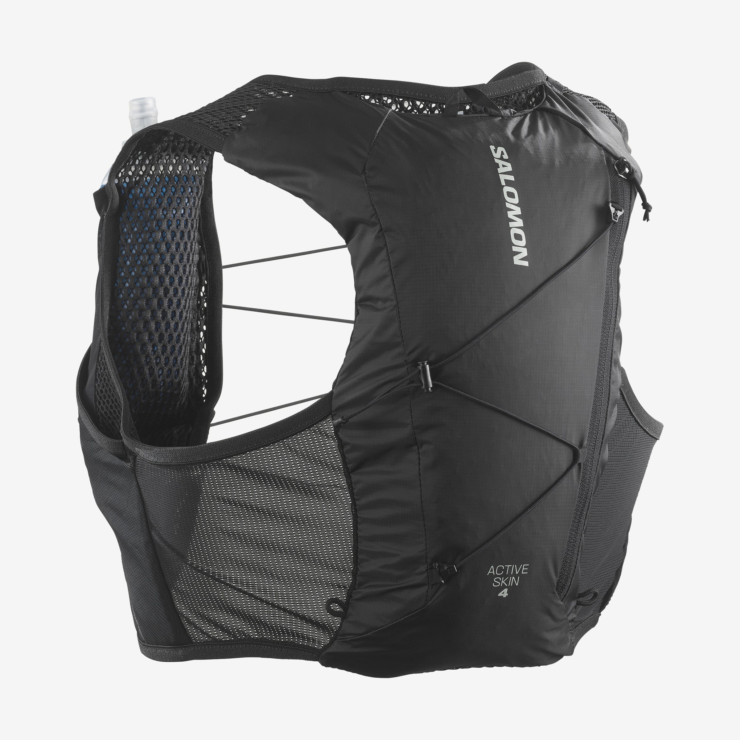 PIZZA SALOMON ACTIVE SKIN 4 ベストXL ACTIVE SKIN 4 Unisex Running Vest with flasks included | Salomon