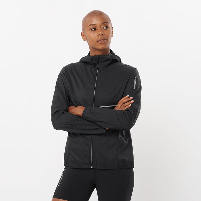 独創的 Wind Aero Sense - Salomon | Jacket Wind Women's ウォーキング・ランニングウェア