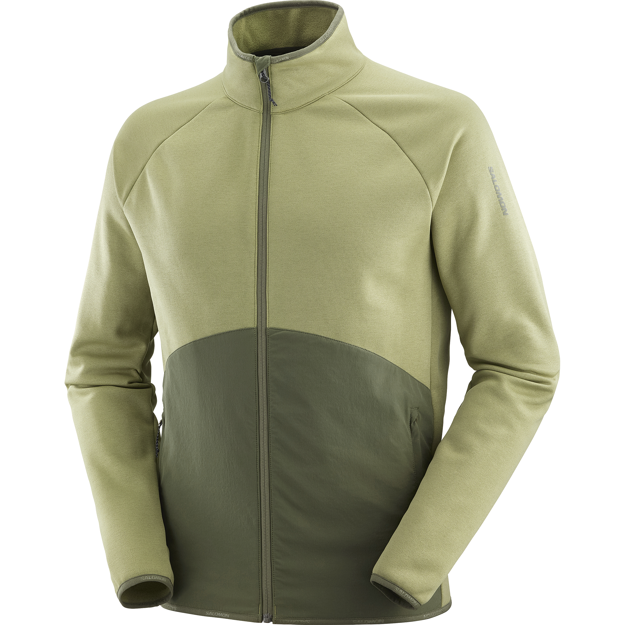 ESSENTIAL WARM Men's Full Zip Midlayer Jacket | Salomon