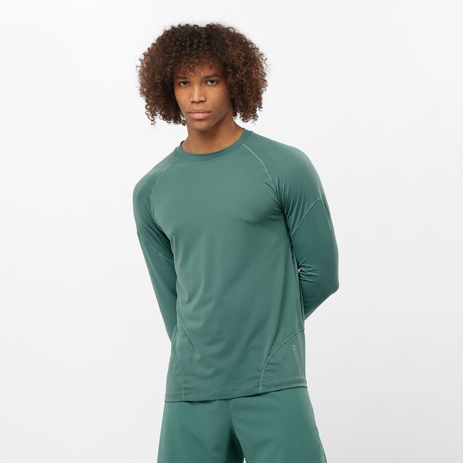 CROSS RUN Men's Long Sleeve T-Shirt | Salomon