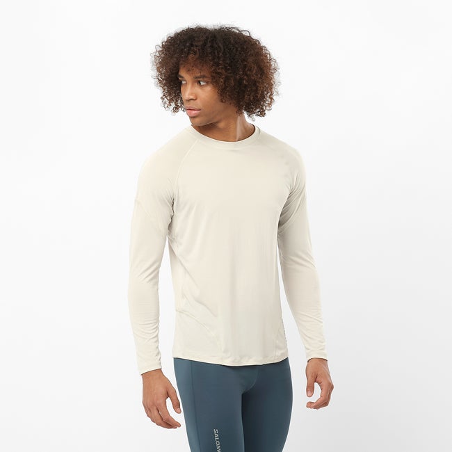 【Hydrogen】メンズ Trail Running Long Sleeve Tシャツ long-sleeve men's running shirts | rabbit