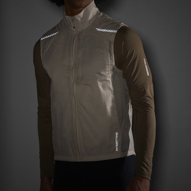 Salomon Sense Flow ウインドベスト Men's XLサイズ SENSE FLOW Men's Wind Vest | Salomon