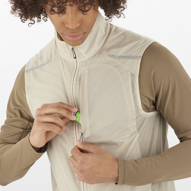 Salomon Sense Flow ウインドベスト Men's XLサイズ SENSE FLOW Men's Wind Vest | Salomon