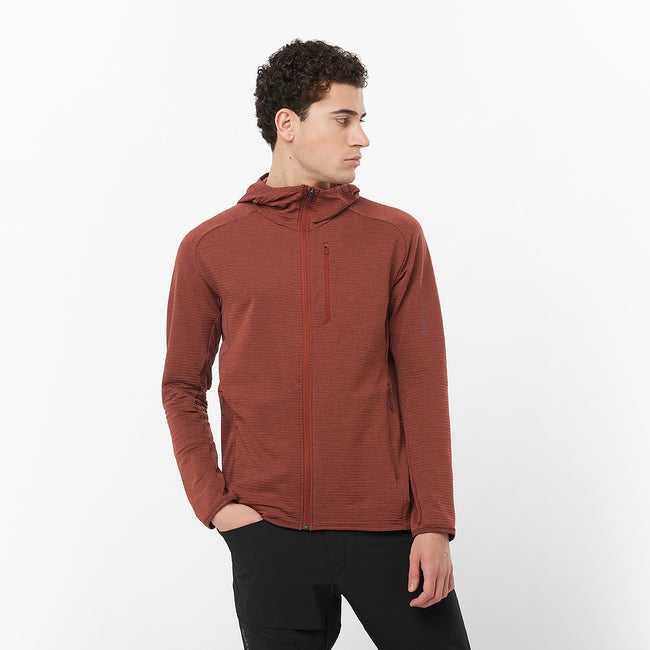 SALOMON Essential Lightwarm Hooded Midlayer Jacket - Men's