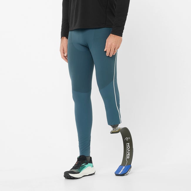 SALOMON SENCE AERO STOW トレランタイツ Salomon Sense Aero Stow Tights - AW24 | SportsShoes.com