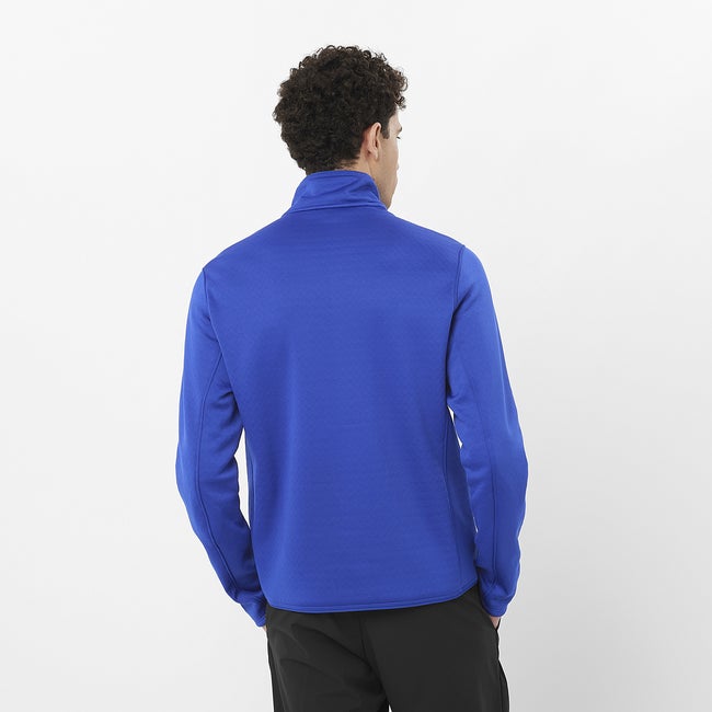 OUTLINE WARM Men's Half Zip Midlayer | Salomon