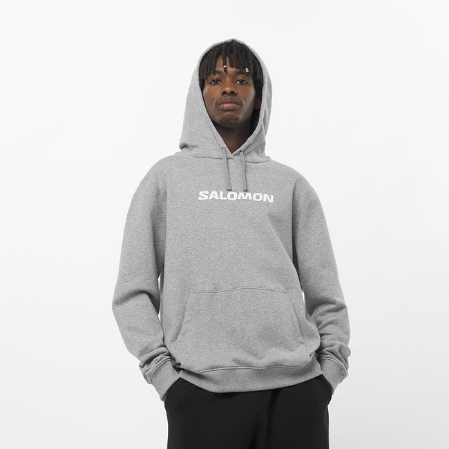 Salomon Logo Performance - Men's Hooded Sweatshirt | Salomon