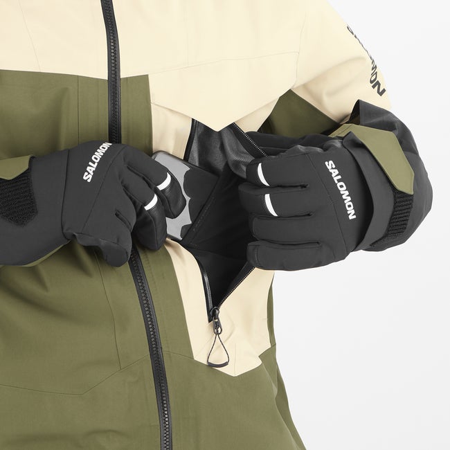アウターその他 Salomon Slate Gore-Tex Windstopper Crop Jacket LC2817900 S25 SALOMON - SLATE GORE-TEX WINDSTOPPER JACKET V2