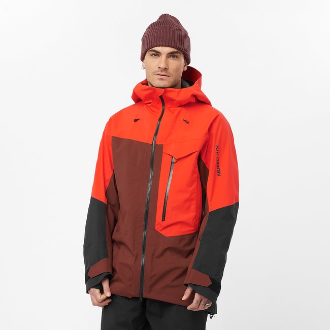 ジャケット・アウター SALOMON GORETEX MOUNTAIN PARKA MOON PATROL GORE-TEX Men's Shell Jacket | Salomon