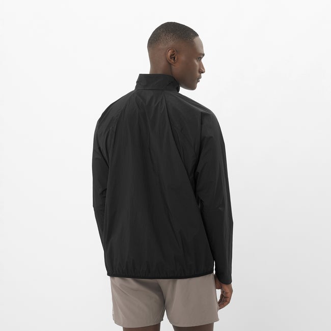 SALOMON ウィンドジャケット　ブラック SHAKEout FLY Men's Wind Jacket | Salomon