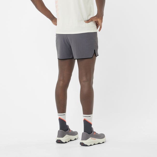 パンツ Salomon Aerotec 8 inch shorts LC2807400 S252001HPH61_GRY SENSE AERO 3