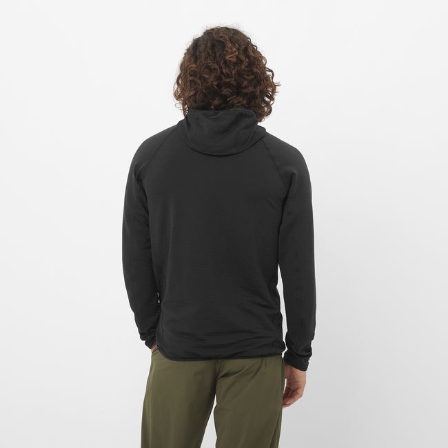 SALOMONサロモンessential light warm hooded M SALOMON Essential Lightwarm Hooded Midlayer Jacket - Men's