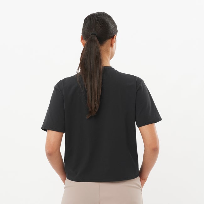 Tシャツ・カットソー [COLN] jocelyn washed stripe overfit short sleeve T-shirt CS2056_Female_OversizedOrganic