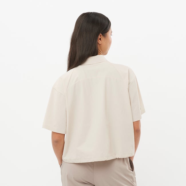 【SALOMON】 Link Short Sleeve White Amazon.com: Salomon Women's Logo Short Sleeve Outdoor Short