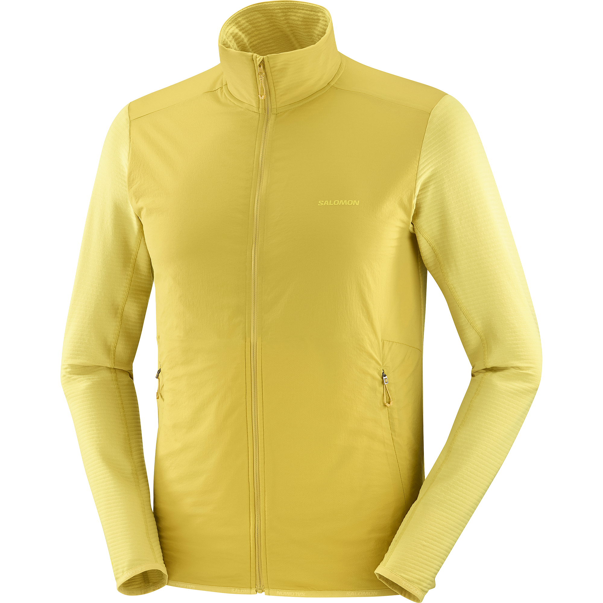 【SALOMON】◆UNI Fleece Bomber Jacket Khaki◆LC2577600◆ ESSENTIAL WARM Men's Full Zip Midlayer Jacket | Salomon
