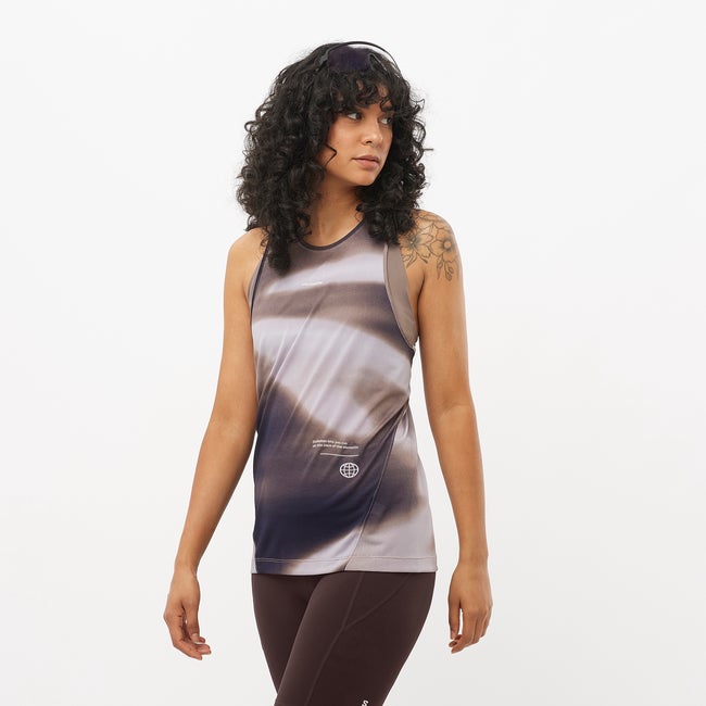 SHAKEout CORE GRAPHIC Women's Tank | Salomon