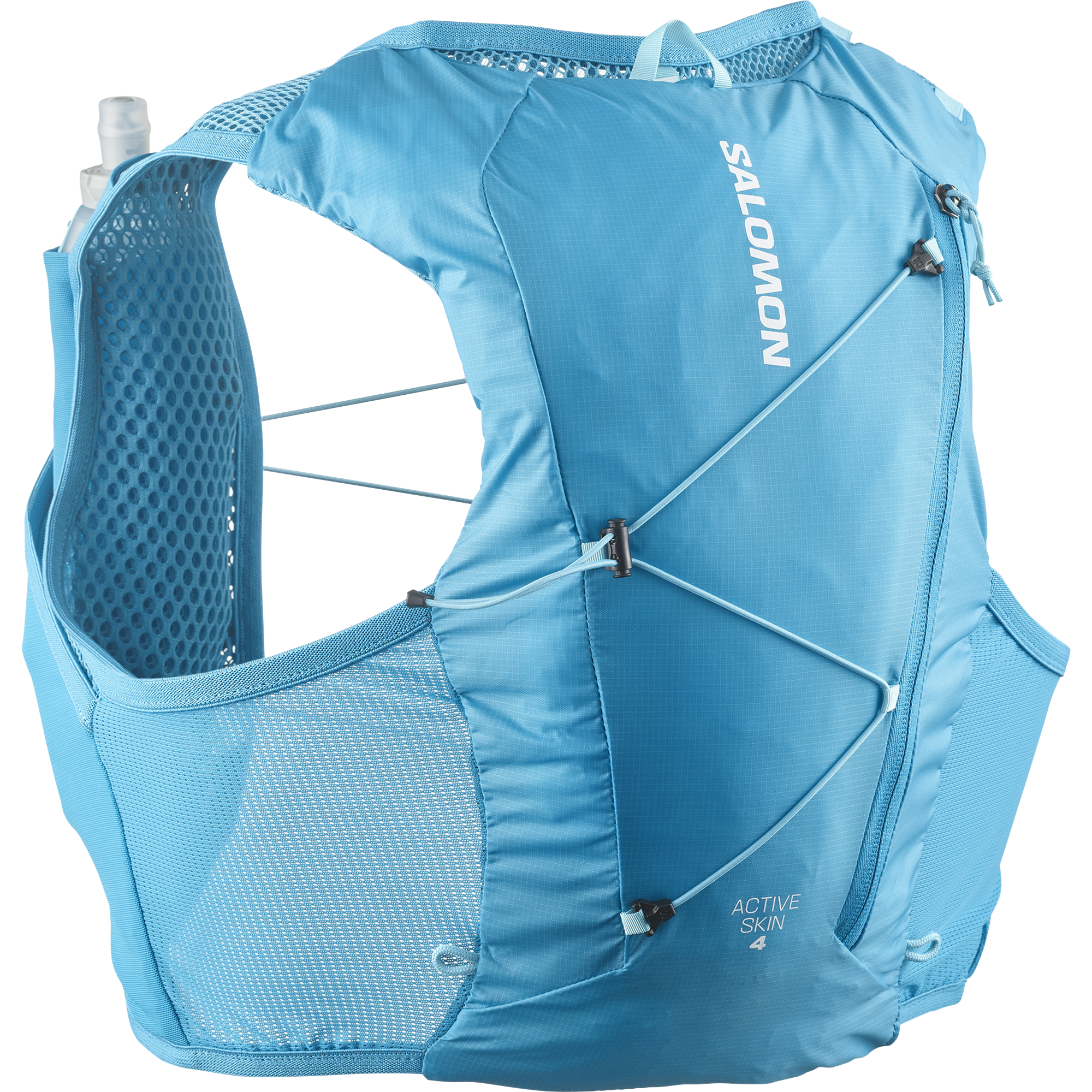 [新品 送料込] SALOMON ACTIVE SKIN 4 Mサイズ ACTIVE SKIN 4 Unisex Running Vest with flasks included | Salomon