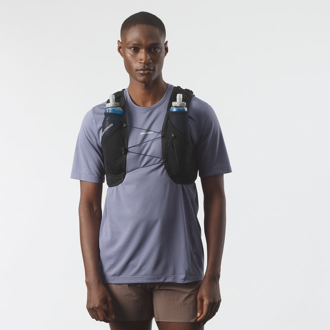 美品 SALOMON ADV SKIN 5 ユニセックス XS新品フラスク付 ADV SKIN 5 Unisex Running Vest with flasks included | Salomon