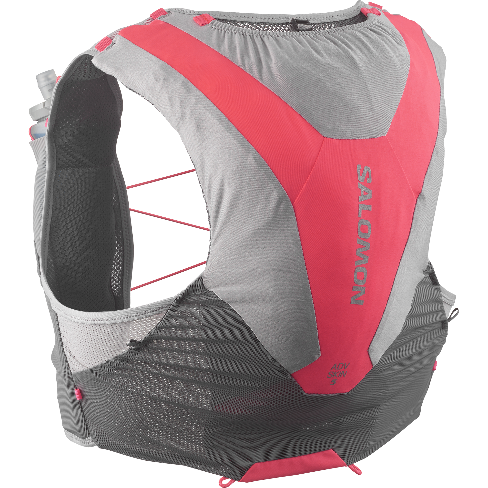 SALOMON ADV SKIN 5 ユニセックス ランニングベス 黒 XS SALOMON サロモン ランニングベスト フラスク付 メンズ