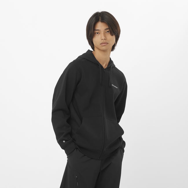 ジャケット・アウター 00s Salomon stretch hoodie SALOMON LOGO Men's Hooded Sweatshirt | Salomon