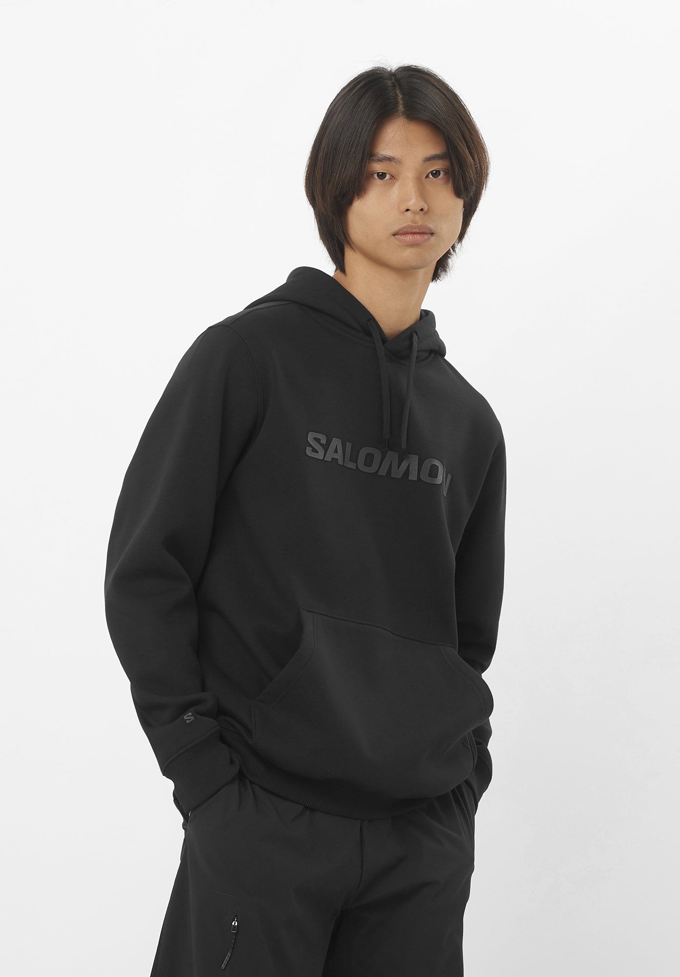トップス 00s Archive SALOMON Hoodie Navy SALOMON LOGO Men's Hooded Sweatshirt | Salomon