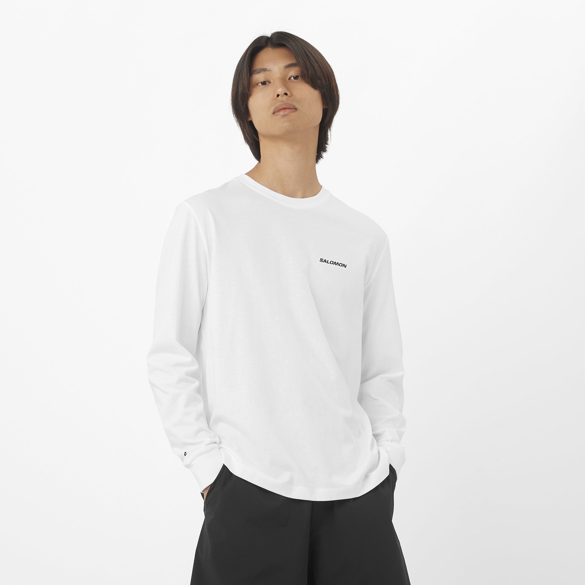 【AAKE】TRACK LINE SLEEVE T TRACKLINE Men's Long Sleeve T-Shirt | Salomon