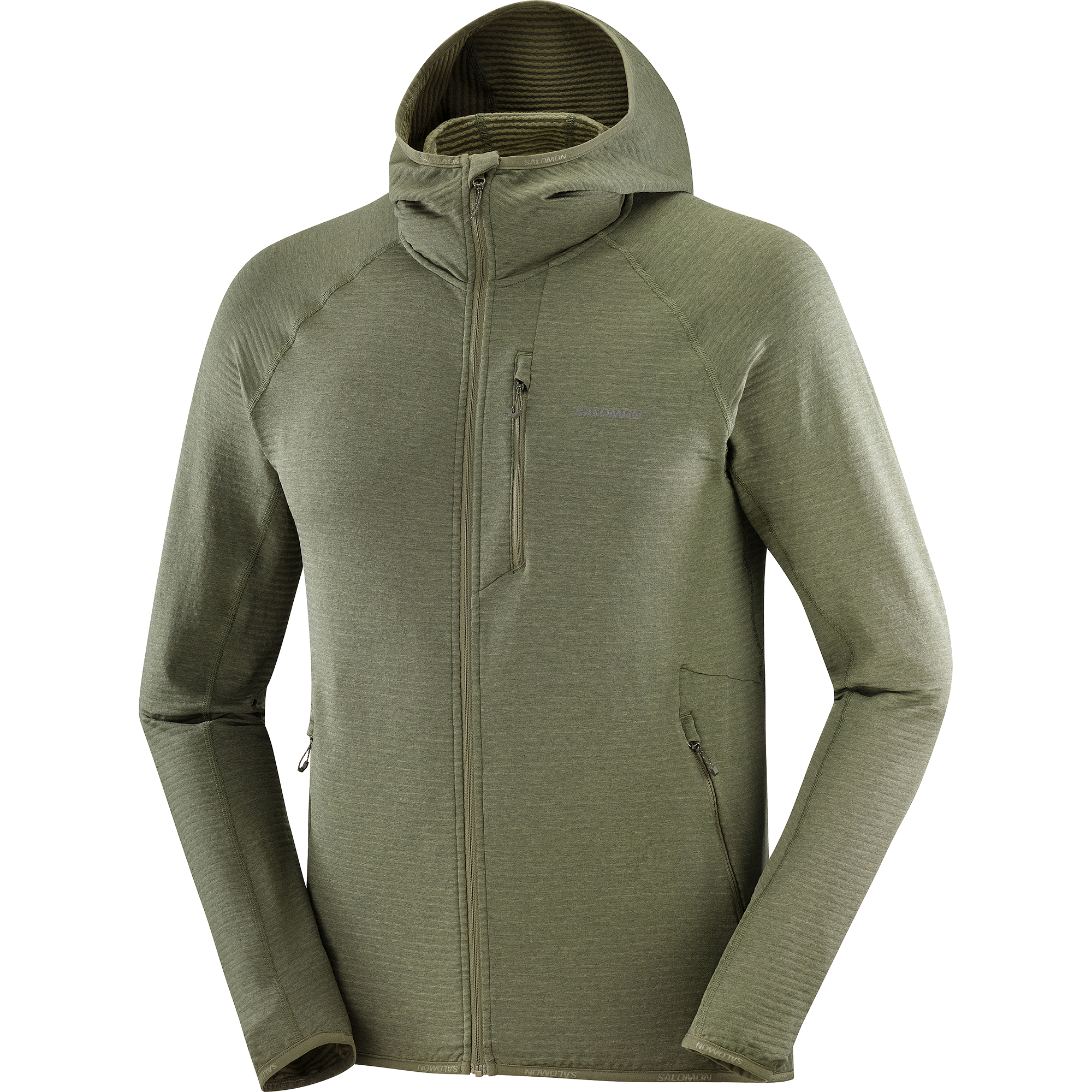SALOMONサロモンessential light warm hooded M ESSENTIAL LIGHTWARM Men's Midlayer Jacket with hood | Salomon