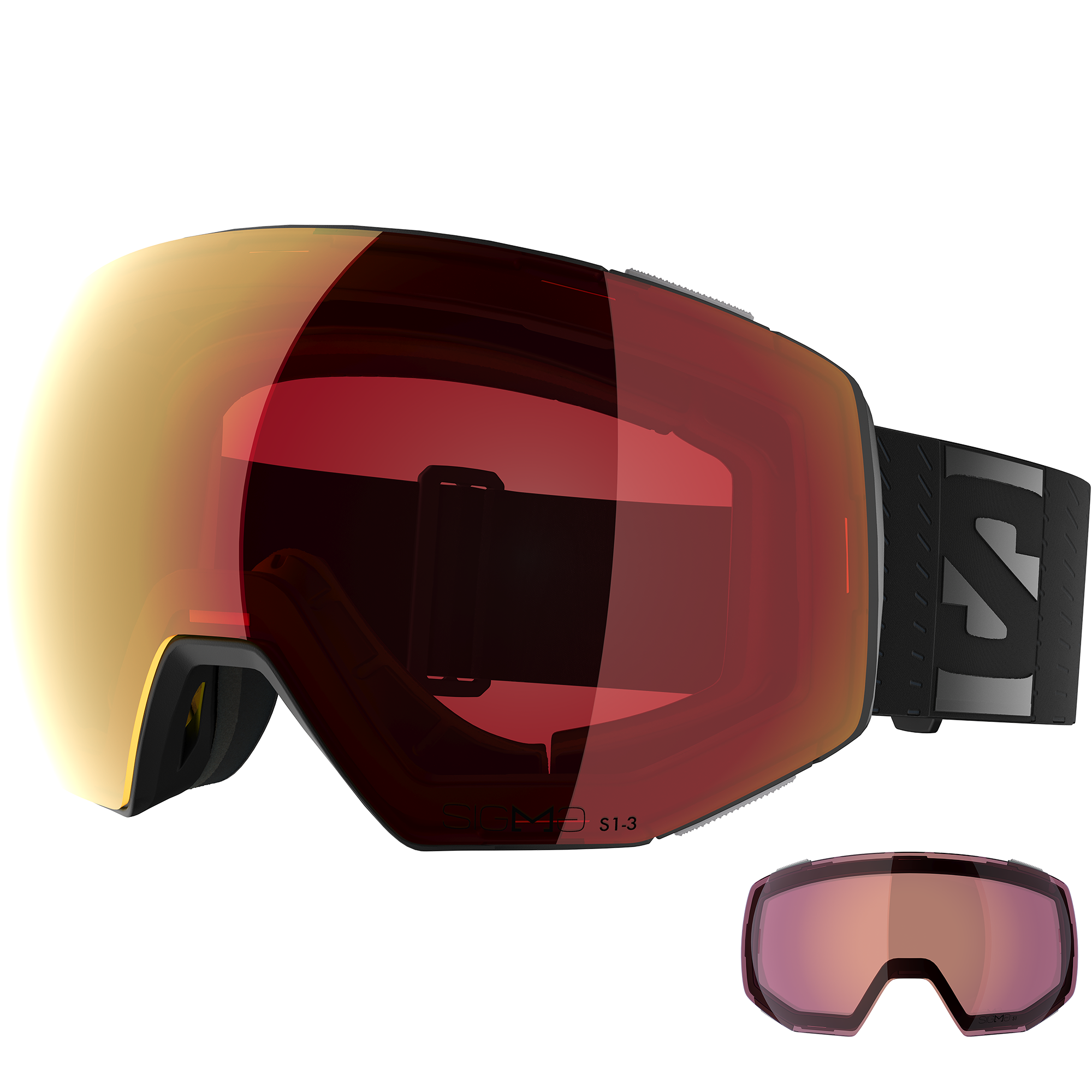 RADIUM PRIME SIGMA PHOTOCHROMIC (and EXTRA LENS) Máscaras