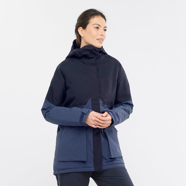 salomon SNOW REBEL Veste isolante à capuche pour femme