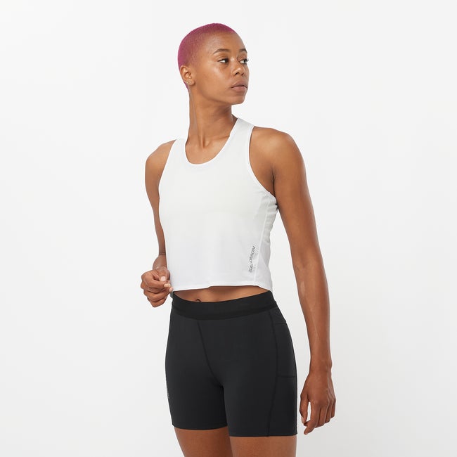 salomon SENSE AERO CROPPED Débardeur pour femme