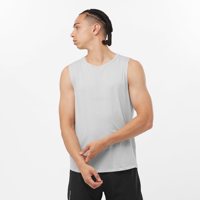 salomon CROSS RUN GRAPHIC Débardeur pour homme