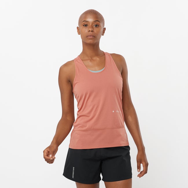salomon CROSS RUN GRAPHIC Débardeur pour femme